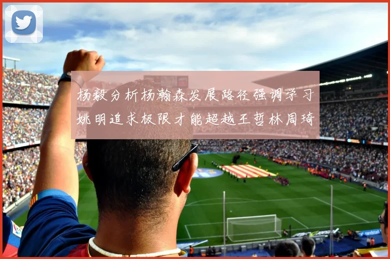 杨毅分析杨瀚森发展路径强调学习姚明追求极限才能超越王哲林周琦状态